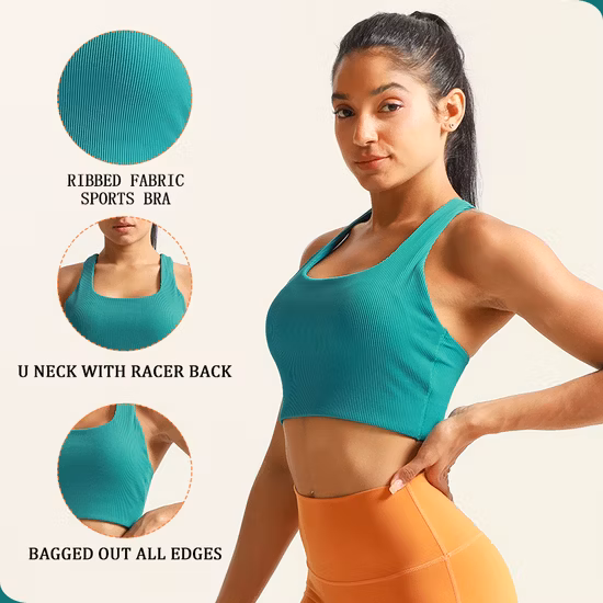 2023 New China a coste senza soluzione di continuità tute da ginnastica abbigliamento da palestra Crop Top reggiseno a vita alta Leggings Yoga 2 pezzi Set per le donne