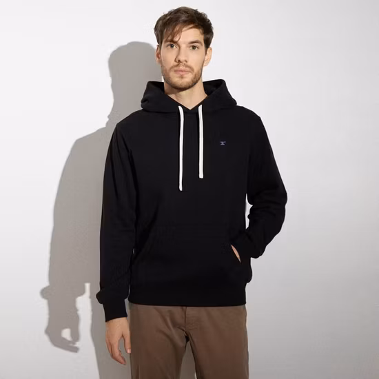 Pullover Felpe con ricamo Felpa con cappuccio da uomo Crop Top Felpe con cappuccio